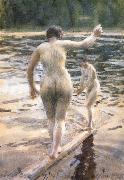 Anders Zorn Balans oil painting